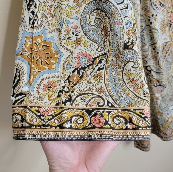 NWT Evereve Cleobella | Kalidescope Wrap in Paisley Natural Print - Picture 3 of 7